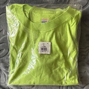 Hanes Bright Green Beefy T-Shirt